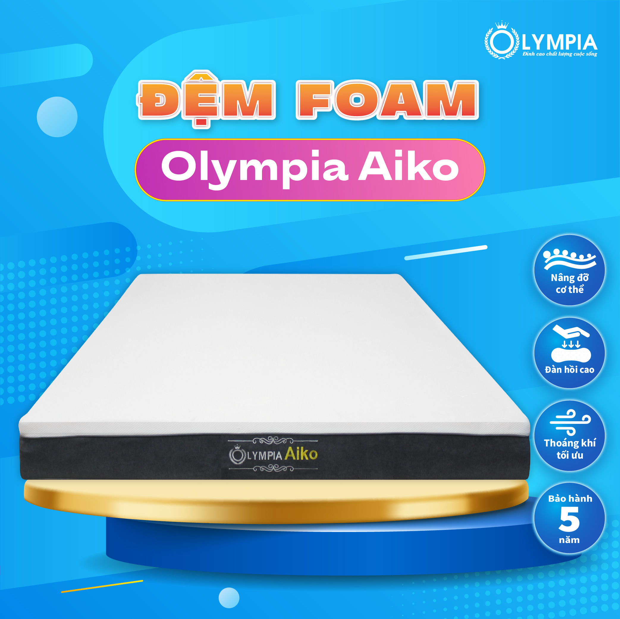 Đệm Foam Olympia Aiko