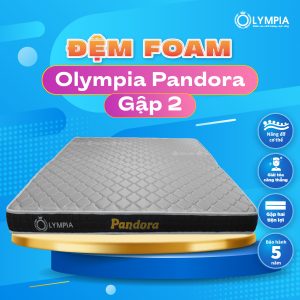 Đệm Foam Olympia Pandora gập 2