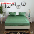 Ga gối Olympia Lucas OL2409 vải cotton linen màu xanh bộ đội - Ảnh 7