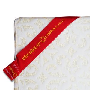 Alternative view of Đệm Bông Ép Olympia Luxury Gấm Xốp Cao Cấp Gập 3 Chính Hãng, Bảo Hành 9 Năm