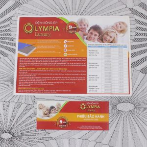 Đệm Bông Ép Olympia Luxury Gấm Xốp Cao Cấp Gập 3 Chính Hãng, Bảo Hành 9 Năm - Ảnh 12