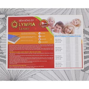 Đệm Bông Ép Olympia Luxury Gấm Xốp Cao Cấp Gập 3 Chính Hãng, Bảo Hành 9 Năm - Ảnh 14