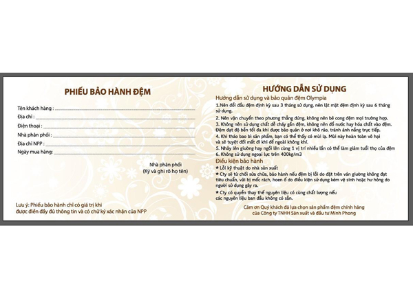 Đệm Foam Olympia Aiko - Ảnh 17