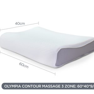 Gối cao su Olympia Contour Massage 3 vùng 40x60cm - Ảnh 4