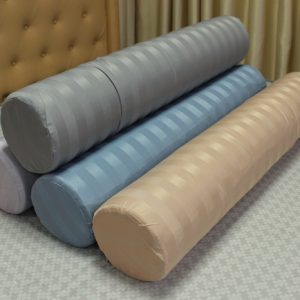Vỏ gối ôm Olympia Bigo cotton lụa sọc 3cm