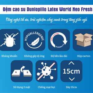 Alternative view of Đệm cao su Dunlopillo Latex World Neo Fresh 15cm