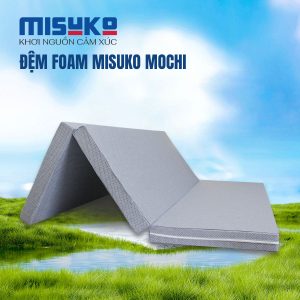 Đệm Foam Nhật Bản Misuko Mochi gập 3 gấm xốp - Ảnh 14