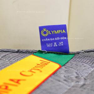 Đệm cao su tổng hợp Olympia New Crystal 2 mảnh (lõi trắng, giặt được áo đệm) - Ảnh 10
