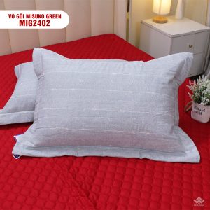 Vỏ gối đầu Misuko Green - Ảnh 3