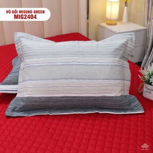 Vỏ gối đầu Misuko Green - Ảnh 5