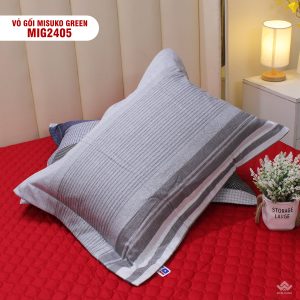 Vỏ gối đầu Misuko Green - Ảnh 6