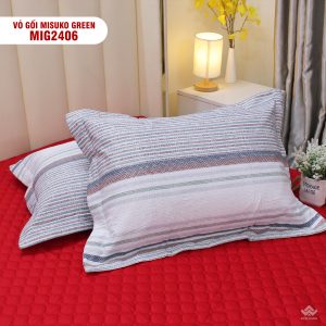 Vỏ gối đầu Misuko Green - Ảnh 7