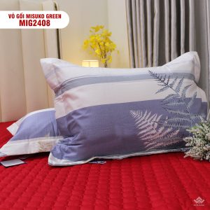 Vỏ gối đầu Misuko Green - Ảnh 9