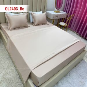 Ga gối Olympia Lucas OL2403 vải cotton linen màu be - Ảnh 6