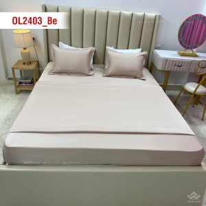 Ga gối Olympia Lucas OL2403 vải cotton linen màu be - Ảnh 7