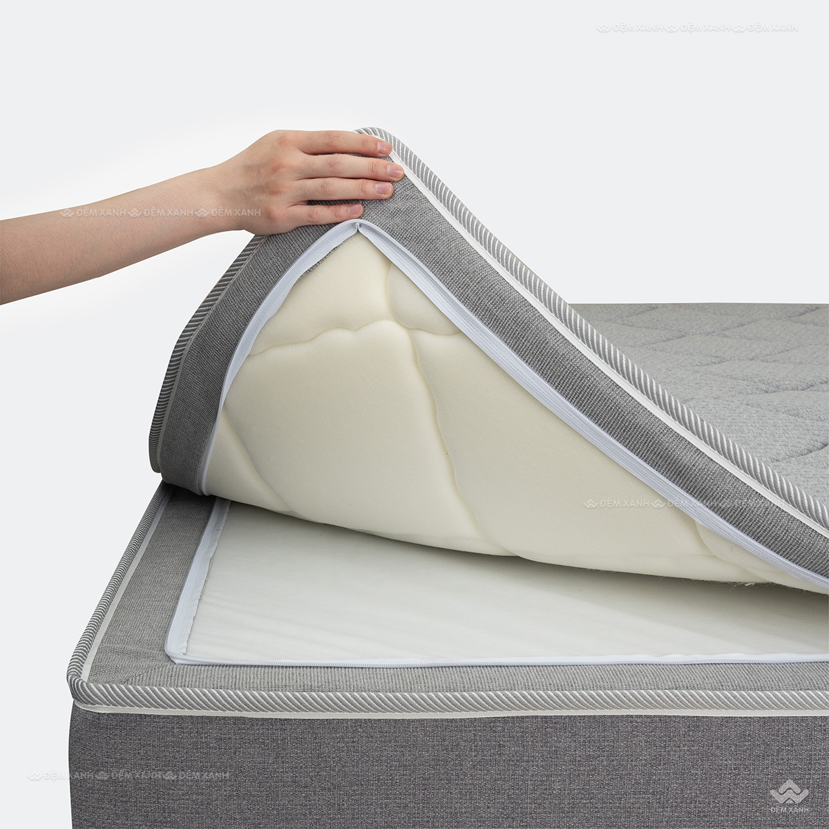 Đệm bông ép Everon Top Plus New gập 2 - Ảnh 9