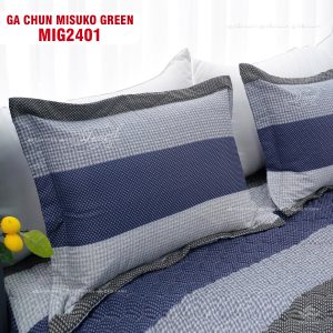Bộ chăn ga gối Nhật Bản Misuko Green MIG2401 - Ảnh 4