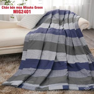 Bộ chăn ga gối Nhật Bản Misuko Green MIG2401 - Ảnh 6