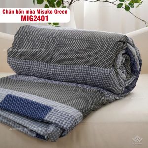 Bộ chăn ga gối Nhật Bản Misuko Green MIG2401 - Ảnh 7