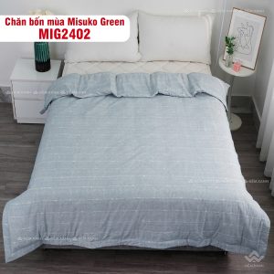 Bộ chăn ga gối Nhật Bản Misuko Green MIG2402 - Ảnh 6
