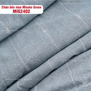 Bộ chăn ga gối Nhật Bản Misuko Green MIG2402 - Ảnh 7