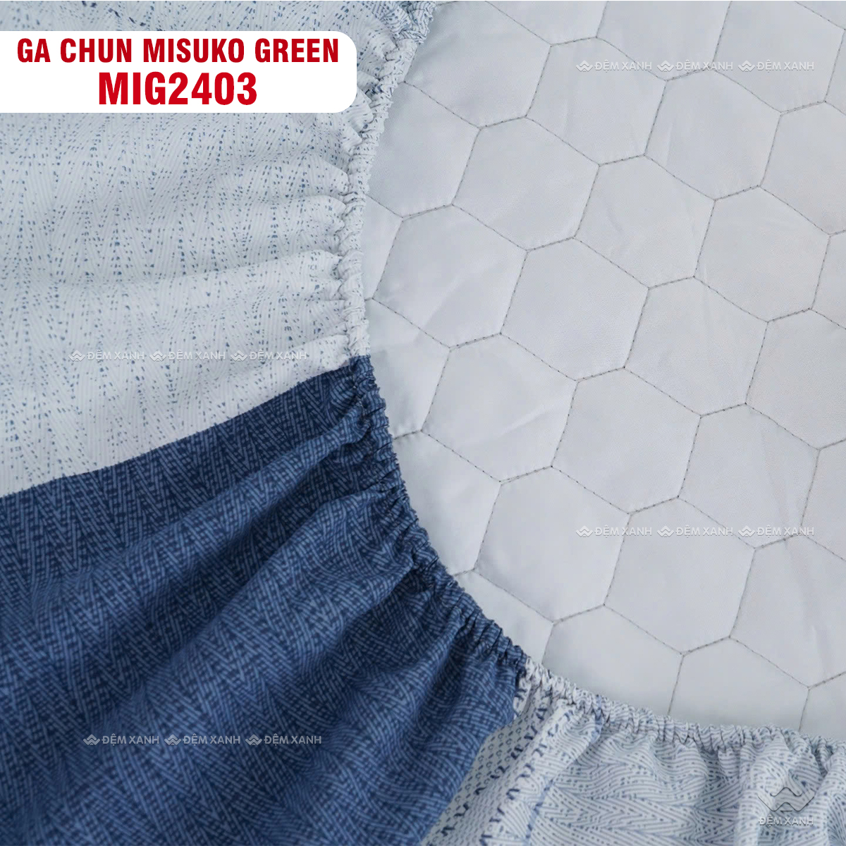 Bộ chăn ga gối Nhật Bản Misuko Green MIG2403 - Ảnh 4