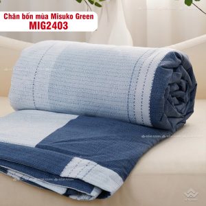 Bộ chăn ga gối Nhật Bản Misuko Green MIG2403 - Ảnh 9