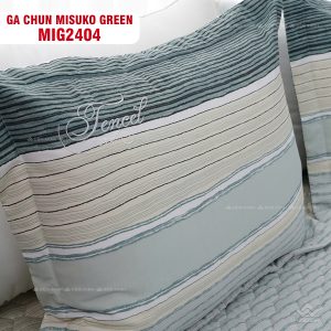 Bộ chăn ga gối Nhật Bản Misuko Green MIG2404 - Ảnh 5