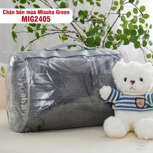 Bộ chăn ga gối Nhật Bản Misuko Green MIG2405 - Ảnh 6