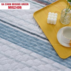 Bộ chăn ga gối Nhật Bản Misuko Green MIG2406 - Ảnh 3