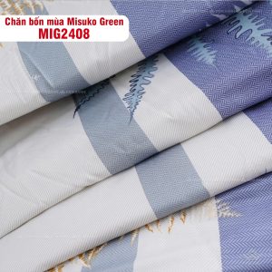 Bộ chăn ga gối Nhật Bản Misuko Green MIG2408 - Ảnh 7