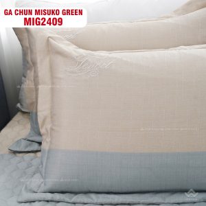 Bộ chăn ga gối Nhật Bản Misuko Green MIG2409 - Ảnh 5