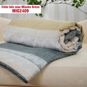 Bộ chăn ga gối Nhật Bản Misuko Green MIG2409 - Ảnh 7