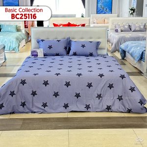 Chăn ga gối Sông Hồng Basic cotton BC25116