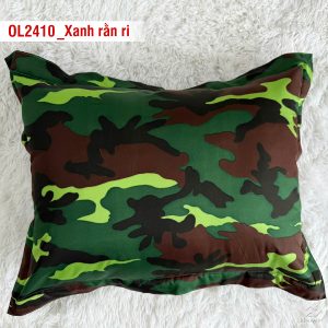 Chăn ga gối Olympia Lucas OL2410  vải cotton linen xanh rằn ri - Ảnh 5