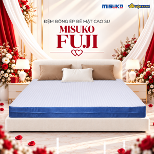 Đệm bông ép bề mặt cao su Misuko Fuji