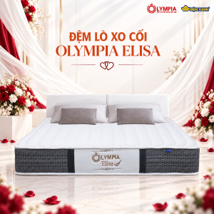 Đệm lò xo cối Olympia Elisa dày 25cm