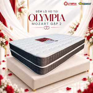 Đệm lò xo túi Olympia Mozart gập 2