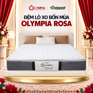 Đệm lò xo Bốn Mùa Olympia Rosa dày 27cm