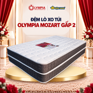 Đệm lò xo túi Olympia Mozart gập 2