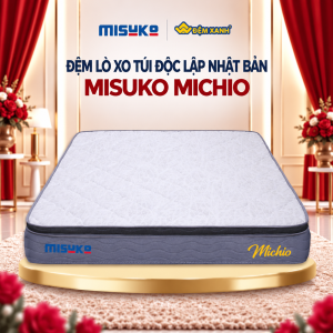 Đệm lò xo túi Nhật Bản Misuko Michio dày 26cm