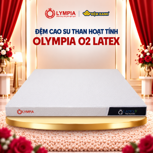 Đệm cao su Olympia O2 vải cool lạnh (đệm cao su thiên nhiên )