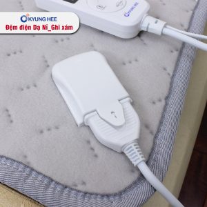 Đệm điện Kyung Hee Dạ Nỉ - Ghi Xám - Ảnh 3