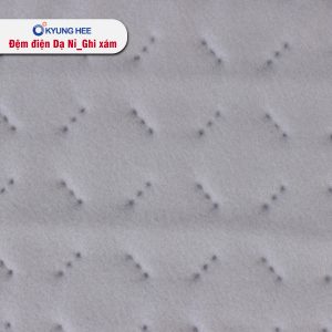 Đệm điện Kyung Hee Dạ Nỉ - Ghi Xám - Ảnh 8