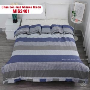 Chăn bốn mùa Misuko Green
