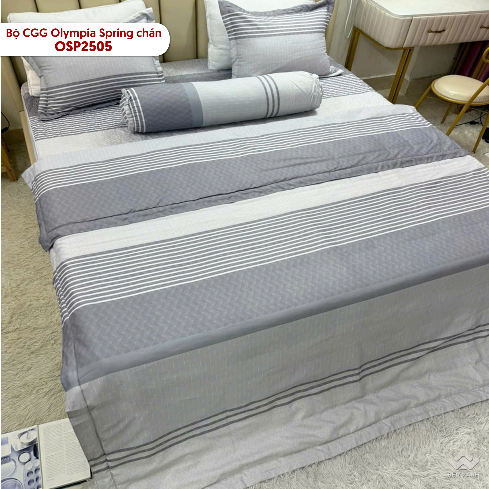 Bộ chăn ga gối Olympia Spring OSP2505 - Ảnh 2