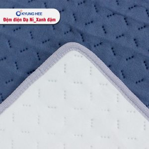 Đệm điện Kyung Hee Dạ Nỉ - Xanh Đậm - Ảnh 3