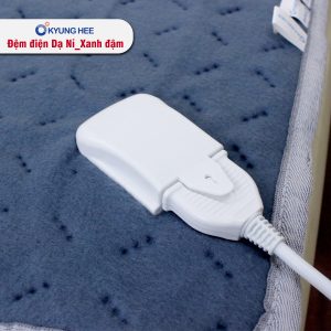 Đệm điện Kyung Hee Dạ Nỉ - Xanh Đậm - Ảnh 4