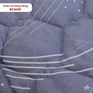Chăn hè Sông Hồng cotton BC24101 - Ảnh 5