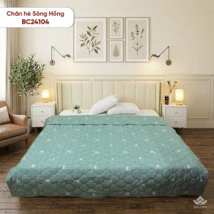 Chăn hè Sông Hồng cotton BC24104 - Ảnh 7